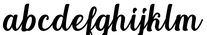 Brigtham-Bold Font LOWERCASE