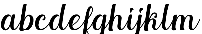 Brigtham Font LOWERCASE