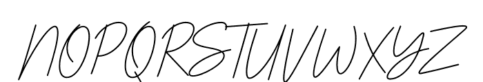 Brilanys Signature Font UPPERCASE