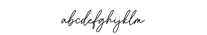 Brilanys Signature Font LOWERCASE