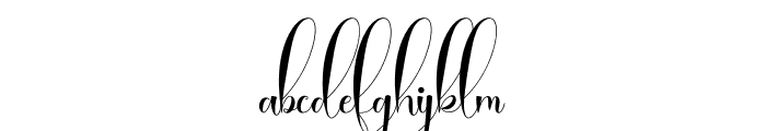 Brilganttyne Font LOWERCASE