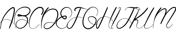 Briliant Signature Font UPPERCASE