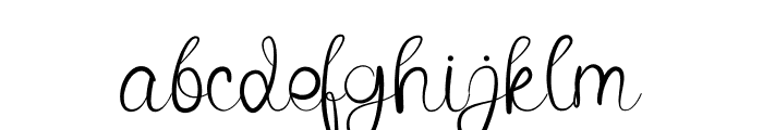 Briliant Signature Font LOWERCASE