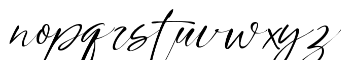 Brillian-Script Font LOWERCASE