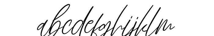 Brillian Signature Font LOWERCASE