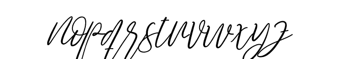 Brillian Signature Font LOWERCASE