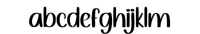 Brillian Font LOWERCASE