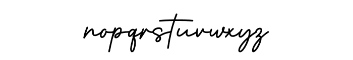 Brilliance Signature Font LOWERCASE