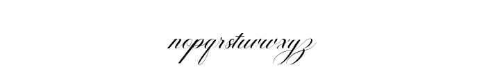 BrillianiProSlant Font LOWERCASE