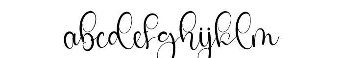 Brilliant Girly Font LOWERCASE