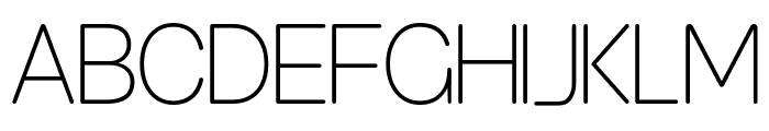 Brilliant Rounded Thin Font LOWERCASE