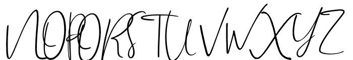 Brilliant Signature 2 Regular Font UPPERCASE