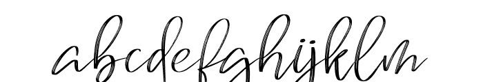 Brilliant Signature Italic Font LOWERCASE