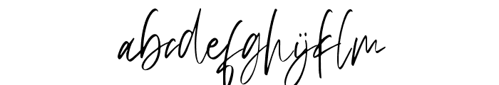 Brilliant Signature Font LOWERCASE