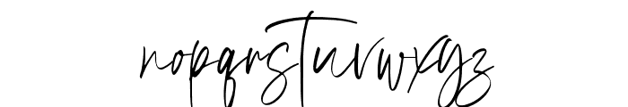 Brilliant Signature Font LOWERCASE