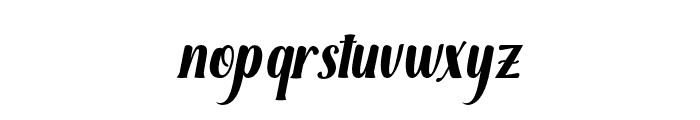 BrilliantBoldSlant Font LOWERCASE