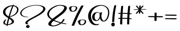 BrilliantCalligraphy Font OTHER CHARS