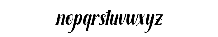 BrilliantCondensedSlant Font LOWERCASE