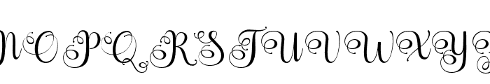 BrilliantGarden-Regular Font UPPERCASE