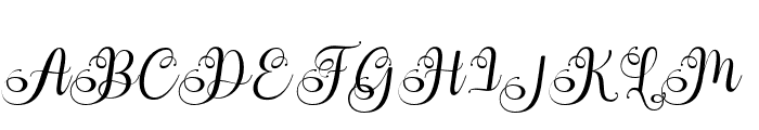 BrilliantGardenItalic-Italic Font UPPERCASE