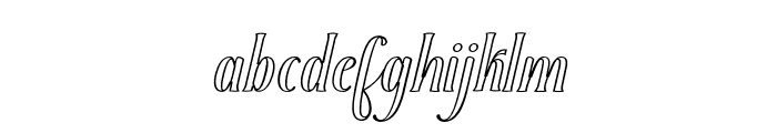 BrilliantOutlineSlant FONT