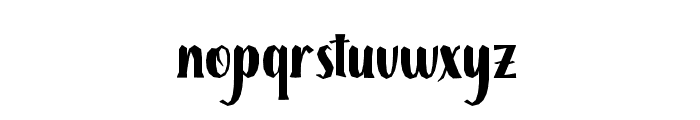 BrilliantSamboBold Font LOWERCASE