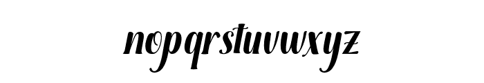 BrilliantSlant Font LOWERCASE
