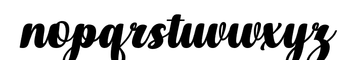 BrilliantWonderfulBoldSlant Font LOWERCASE