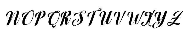 BrilliantWonderfulSamboSlant20 Font UPPERCASE