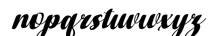 BrilliantWonderfulSamboSlant20 Font LOWERCASE