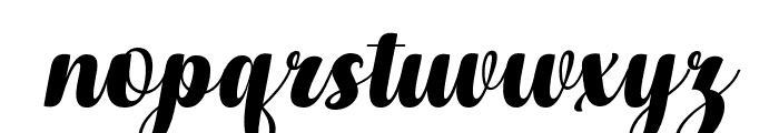 BrilliantWonderfulSlant Font LOWERCASE