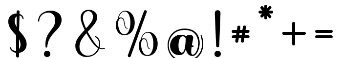 Brinch-Regular Font OTHER CHARS