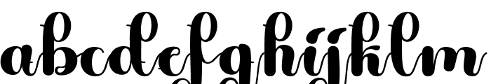 Brinch-Regular Font LOWERCASE