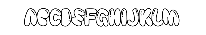 Bring Bubble Font UPPERCASE