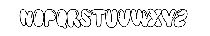 Bring Bubble Font UPPERCASE