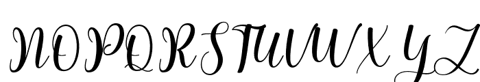 BringlineScript Font UPPERCASE