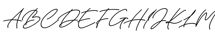 Brinton Signature Italic Font UPPERCASE