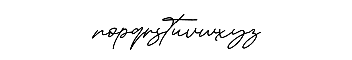 Brinton Signature Italic Font LOWERCASE