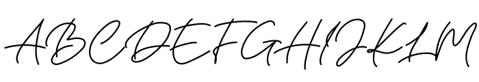 Brinton Signature Font UPPERCASE