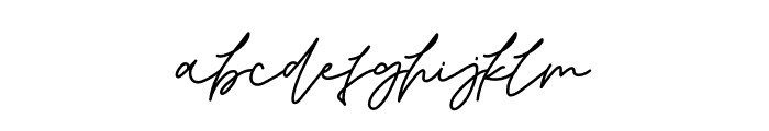 Brinton Signature Font LOWERCASE
