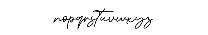 Brinton Signature Font LOWERCASE