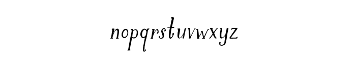 Brioche Italic Font LOWERCASE