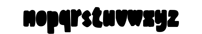 Bristal Blur Regular Font LOWERCASE
