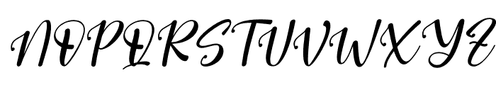 Bristhonie Italic Italic Font UPPERCASE