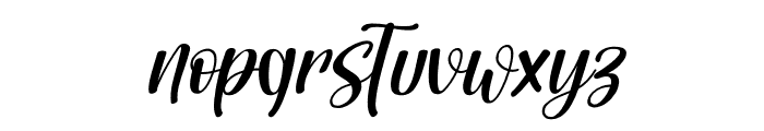 Bristhonie Italic Italic Font LOWERCASE