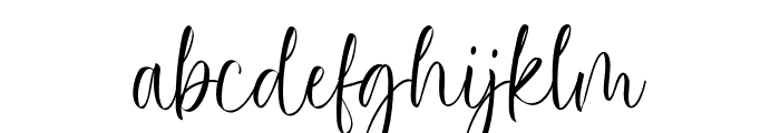 Britany Morgan Font LOWERCASE