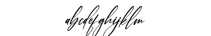 Brithan Signature Font LOWERCASE