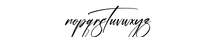 Brithan Signature Font LOWERCASE