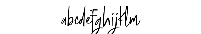 BrithneyScripts Font LOWERCASE