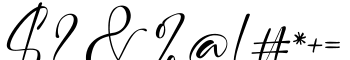 British Castilla Script Font OTHER CHARS